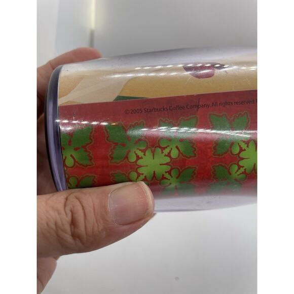 STARBUCKS HAWAII MELE KALIKIMAKA TUMBLER/CUP -RARE HARD TO FIND-2004 - Picture 9 of 10